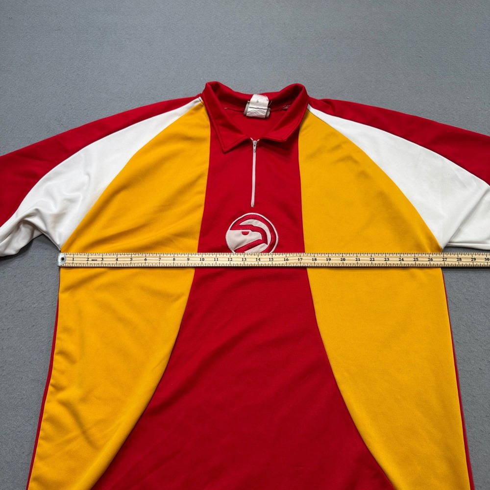 Majestic Atlanta Hawks Shooting Shirt‎ Mens XL Red Hardwood Classics Pac-Man NBA - Picture 4 of 7